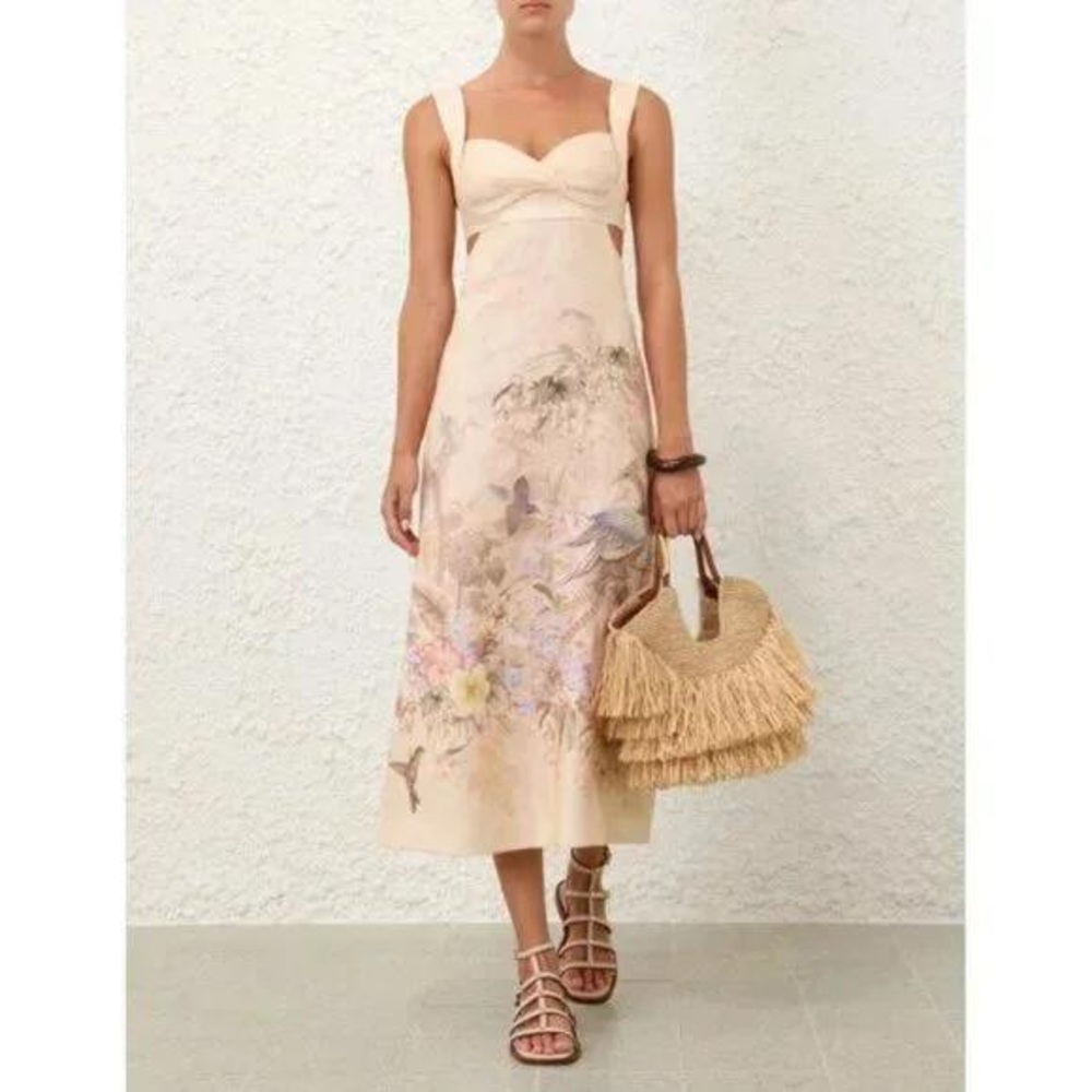 Zimmermann Illuminate Midi Dress
